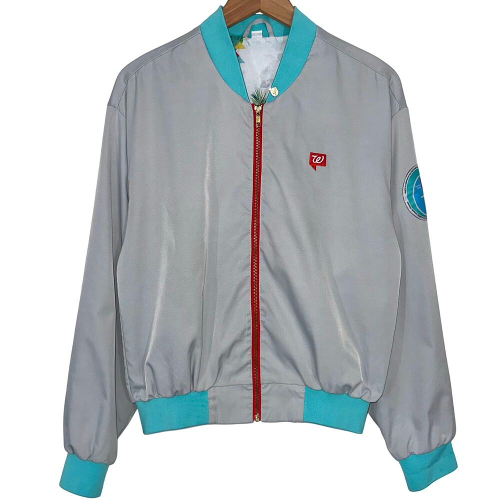 Walgreens x Miriam Budet Jennifer Lopez ARod Collab Bomber Jacket Size XS